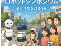 8月30日（土曜）、ロボットシンポジウムが開催されます。